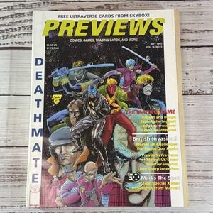 Previews Comic Industry Magazine May 1993 Deathmate X-Men Anniversary Wolverine